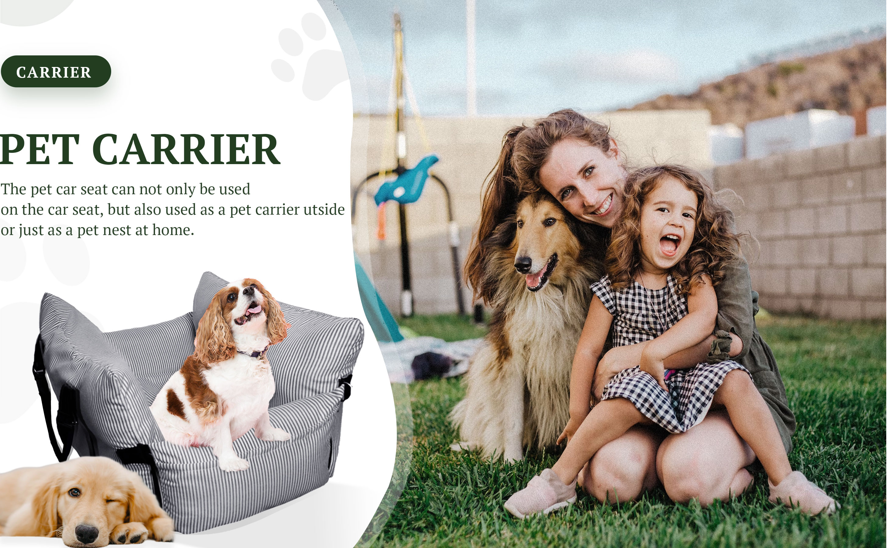 旅行、キャンプ、屋外での使用に適したユニバーサルペットカーシート Amazon.co.jp: ペット用ドライブシート 2020新型 車用ペット